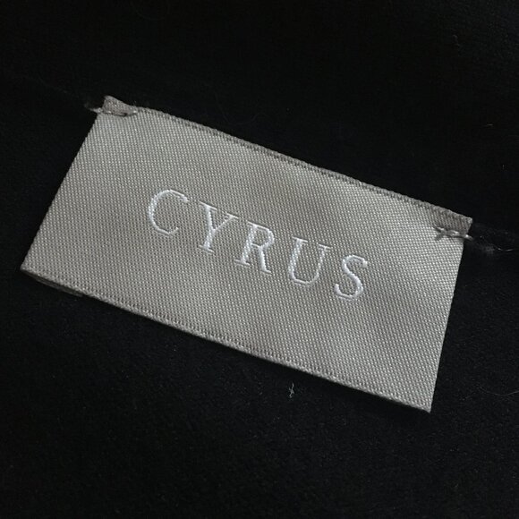 Cyrus Black Rayon Open Cardigan Size Large | Rounded Hem Career Wear Sweater - Picture 8 of 10